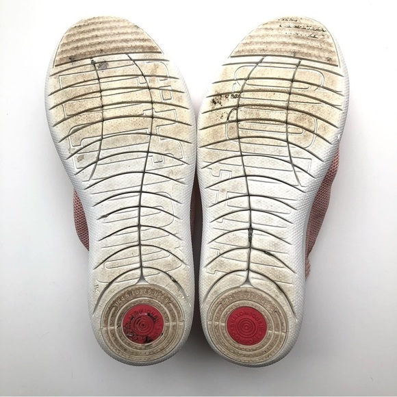 FitFlop ÜBERKNIT Slip On Sneakers Pink - Picture 6 of 12